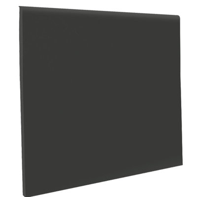700 Series (TPR) Rubber 4" H x 48" L x 1/8" Thick No Toe Wall Base Color Black Brown
