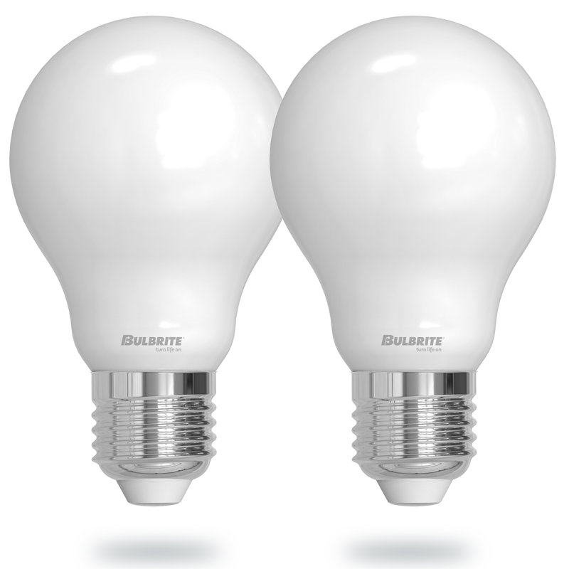 9 Watt LED A19 Light Bulbs, Warm Dimming 3000K (Soft White)