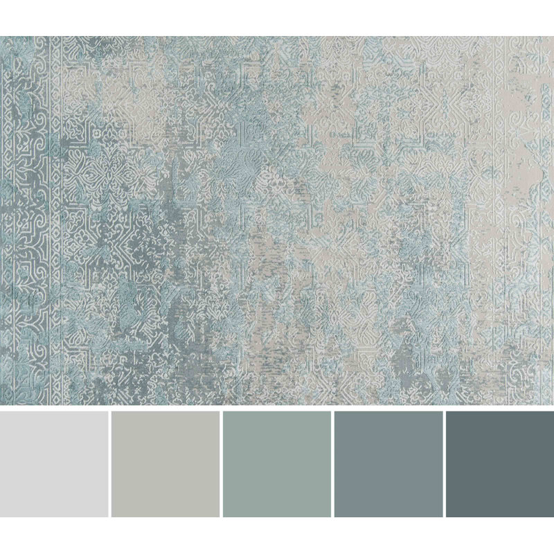 Elysia Blue Rug, Rectangle 8'11" x 12'6"