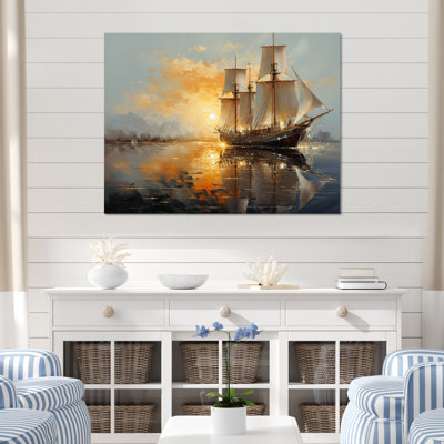 Voilier céleste, voyages I sur toile
