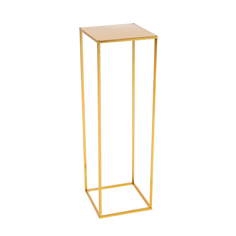Baumgarten Iron Flower Stand, 100H x 25W x 25D cm