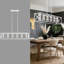 Luminaires de salle à manger en nickel brossé Modern Chandeliers-997156895