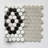 1" x 1" Porcelain Mosaic Wall & Floor Tile