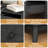 3 - Drawer Nightstand, 24“ W Wood Bedside Table With Built-In Outlets And Solid Wood Legs(Set Of 2)-76430151-76430201