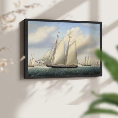 Nautical Series-CXXX -Framed Print - Restickable