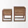 Ensemble de 2 tables d'appoint Cinna
