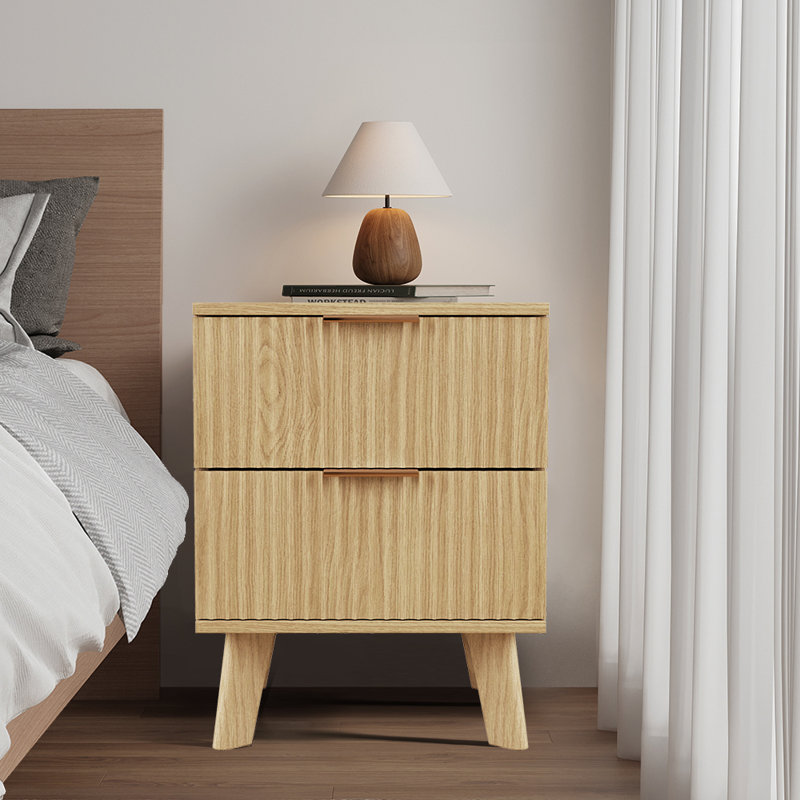 Jahgeer 15.7'' W Nightstand, Natural