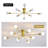Lorise 8 - Light Dimmable Sputnik Sphere Chandelier-221229460