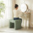 Catargiu Teddy Fleece Upholstered Ottoman-1343214646