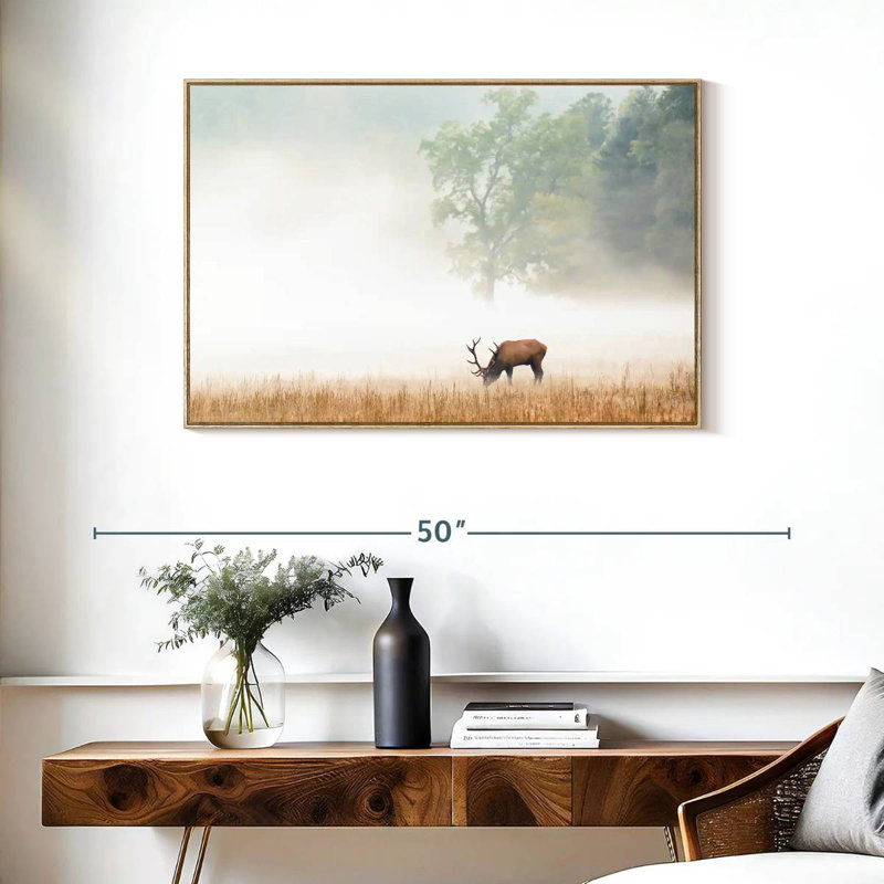 Élan Cataloochee, Cadre flottant en bois naturel, 37 po x 25 po