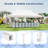 240 Ft. W x 120 Ft. D Iron and Fabric Pop-Up Canopy-93884683