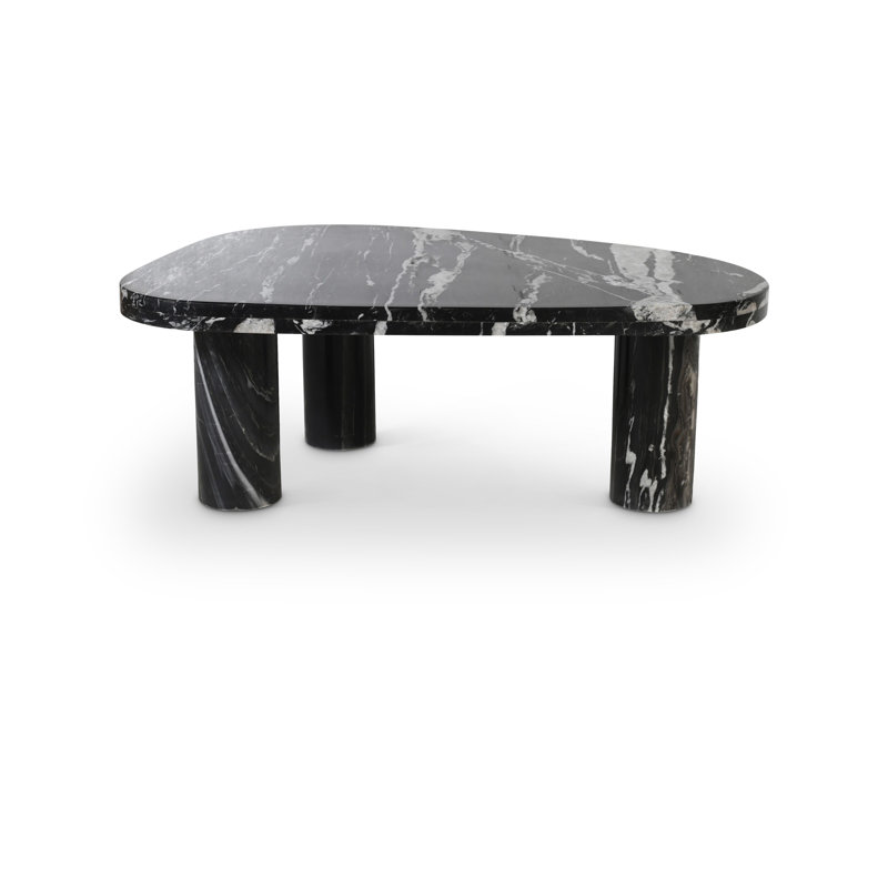 Messina Coffee Table, Black Marble