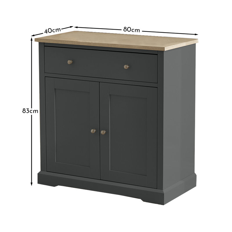 Kohen 80cm Sideboard, Slate Grey