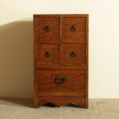 Brown Solid Wood Rectangular Dressers & Chests
