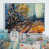 Toile avec cadre flottant blanc