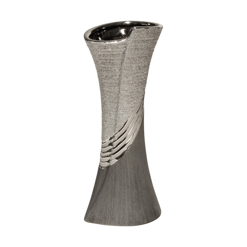 Tyann Ceramic Table Vase, 39cm H x 14cm W x 14cm D
