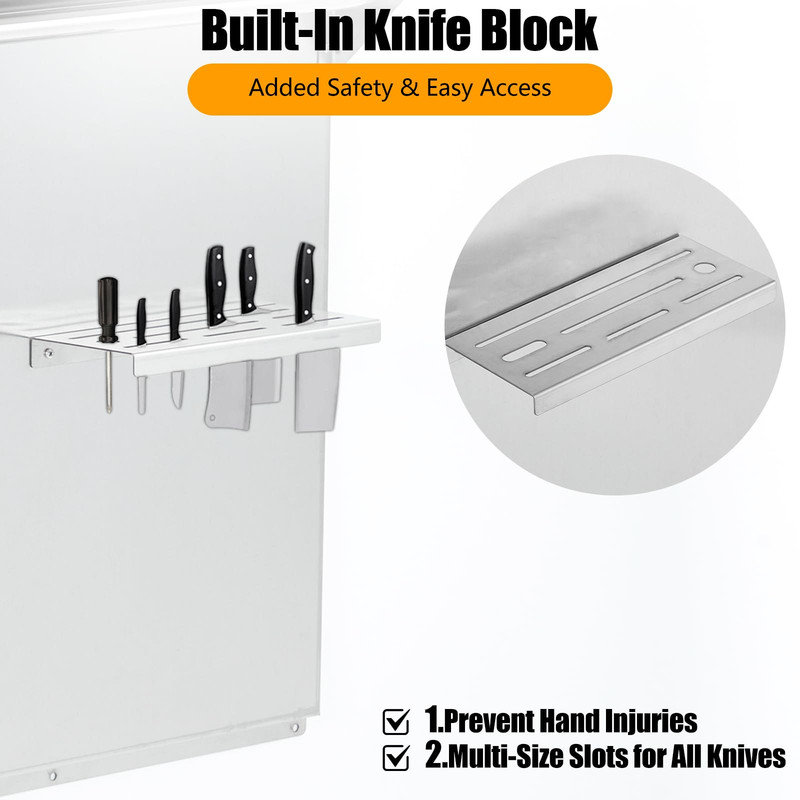 Support mural robuste en acier inoxydable pour dosseret et tablettes