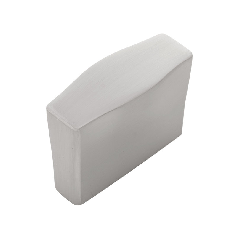 Emerge Square Knob, Satin Nickel