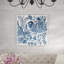 «Indigo Ornament III», peinture sur toile tendue-388415448-388415450