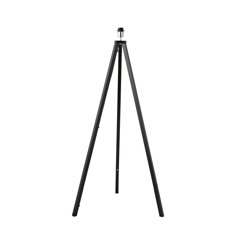 Mejias 130cm Tripod Floor Lamp, Black
