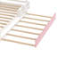 Lit plateforme simple en bois avec bibliothèque pour échantillon et garde-robe mobile, lit multifonctionnel avec lit gigogne intégré-2142732390
