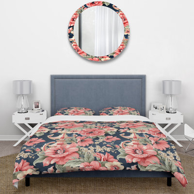 Ensemble de housse de couette Damask maritime