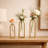 3 Piece Gold Stainless Steel Table Vase Set
