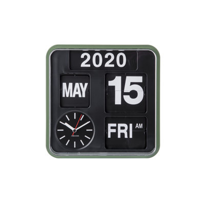 Analoge Wanduhr Mini Flip