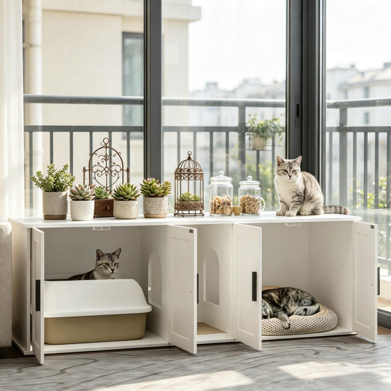 Meuble multifonctionnel à 4 portes Jacobee