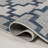 Kaliee Modern Geometric Tile Pattern Navy/Cream Indoor/Outdoor Rug-1696233744