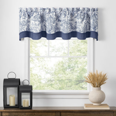 Verrall Cotton Toile Scalloped Window Valance