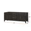 Meuble-lavabo double en chêne brun 84 po X P 22 po D-117980225
