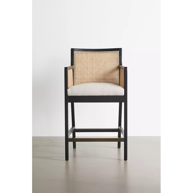 Arm Cane Counter Stool