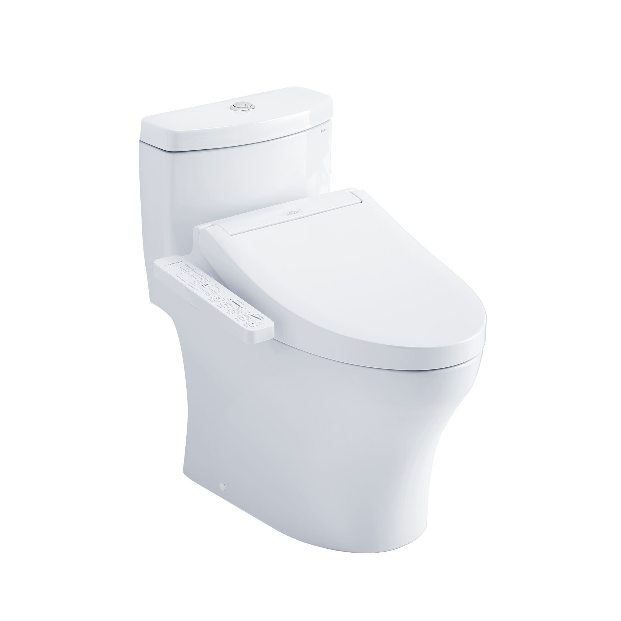 TOTO Aquia® Dual-Flush Elongated Bidet Toilet with High Efficiency ...