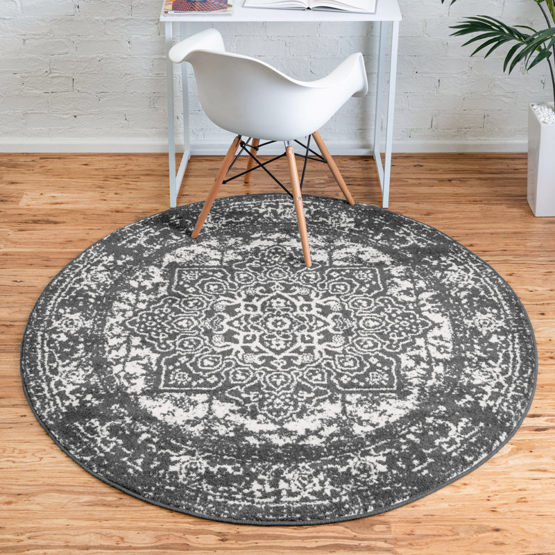 Edelie Oriental Indoor Rug, Round 3'3"