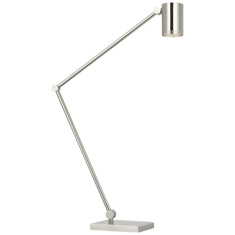 Kelly Wearstler LED Desk Table Lamp, Polished Nickel, Polished Nickel