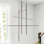 Luminaire suspendu de style lustre spoutnik moderne à 6 lumières Jancar