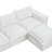 4 - Piece Upholstered Boneless Chenille Modular Sectional Sofa with Removable Ottoman– Fully Compressed, No Assembly Required-1283040803