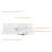 36" Engineered Stone Bathroom Vanity Top With Rectangular Undermount Sink, 4" Backsplash