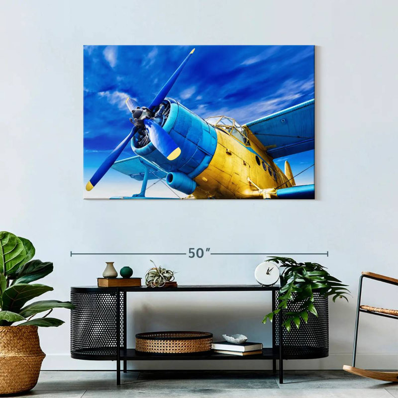 Mehar Funky Airplane, 30" H x 45" W