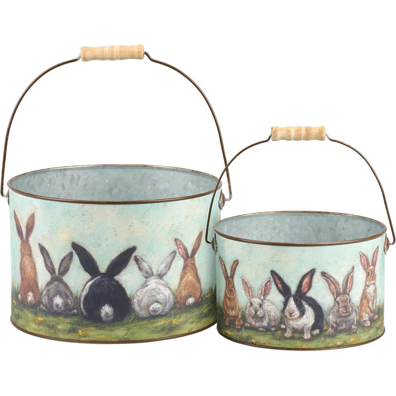  Ensemble de seaux Garden Bunny Friends