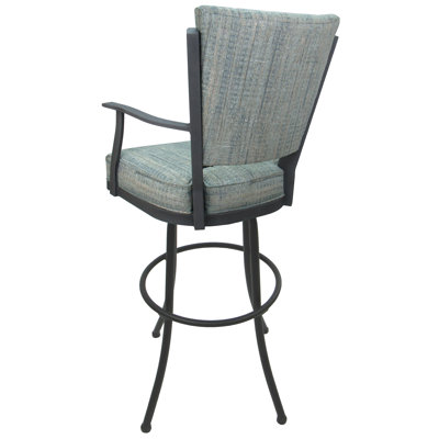  Tabouret pivotant en métal 34 po