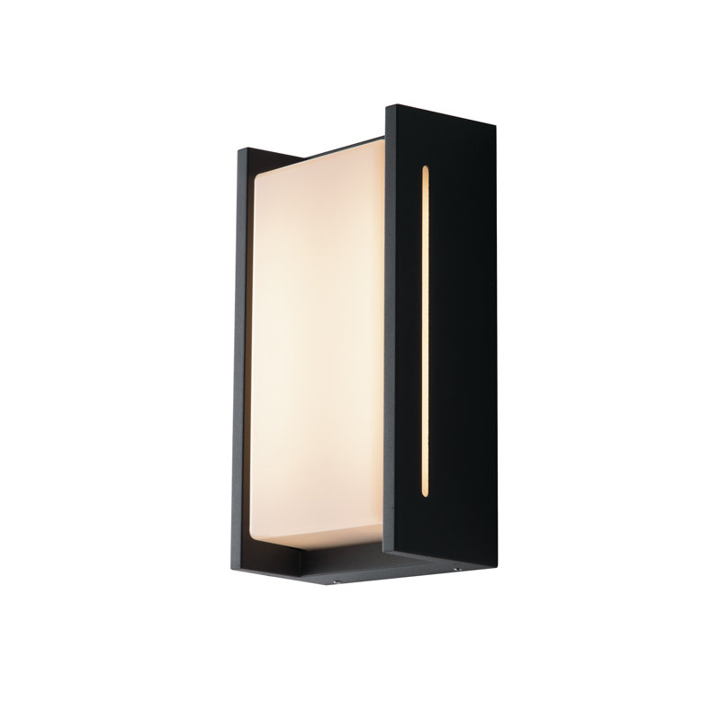 Fanya Dark Grey 24cm H Integrated LED Outdoor Flush Mount