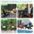 Pakkdiarie Folding Adirondack Chair with Cup Holder,HDPE Outdoor Chair with Comfort Ergonomic Seat for Patios,Lawn,Garden, Backyard Use-476871630