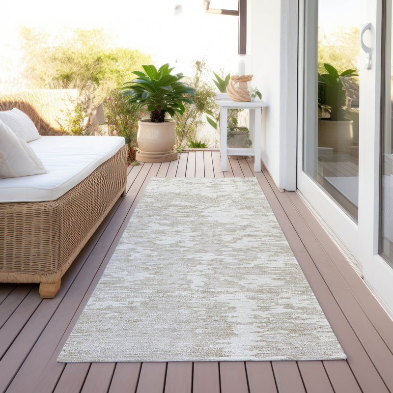 Tapis rectangulaire Alegandro avec envers antidérapant, Tapis de couloir 2 pi 3 po x 7 pi 6 po