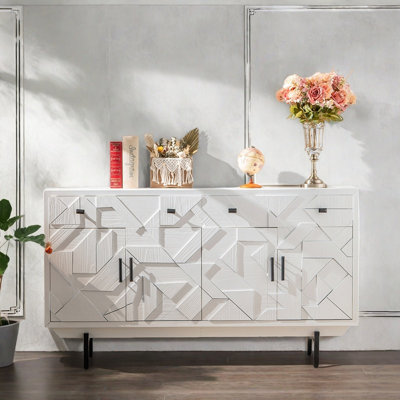 French Retro Entryway Cabinet