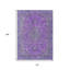 Tapis mauve lavable intérieur / extérieur 10 pi x 14 pi