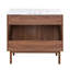 Classe 36" Freestanding Bathroom Vanity in Brown Oak with 3-Hole Widespread Sink Top-1363476404-1363476233-1363476247