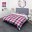 Ensemble de housse de couette en microfibre rose / mauve 2 pièces-2031669216
