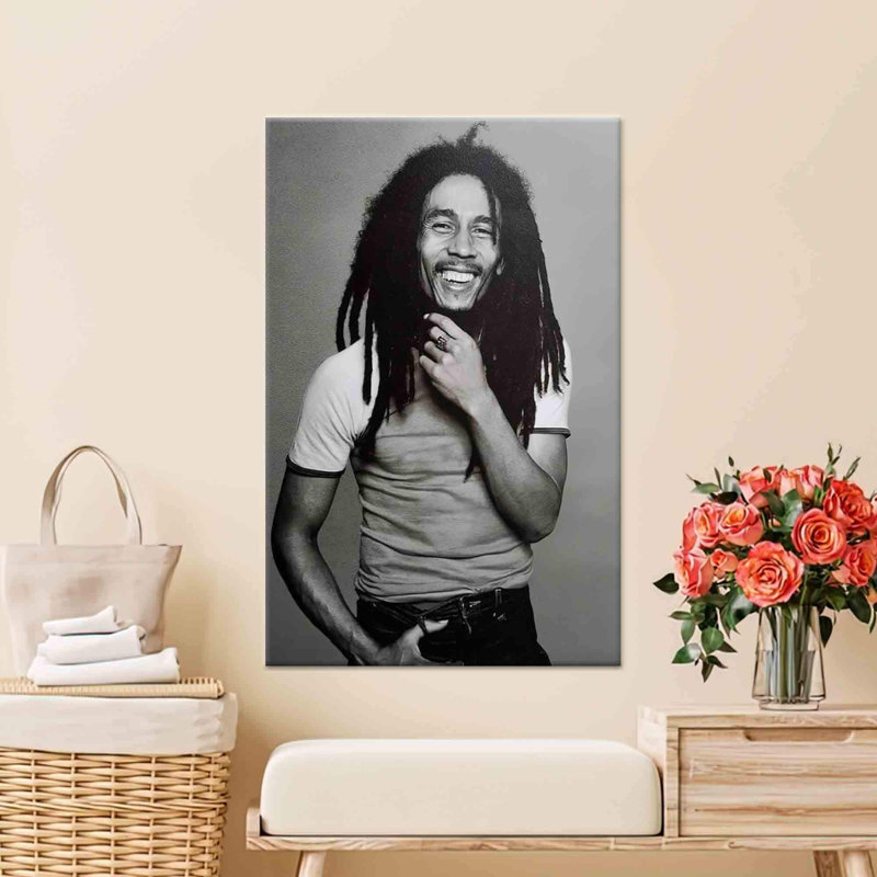 Bob Marley, impression sur toile, affiche de chanteur de reggae, 1P, 102,4 po H x 47,3 po l